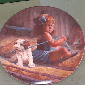 ‎"Ballerinas Dilemma", collector plate by Gregory Perillo
